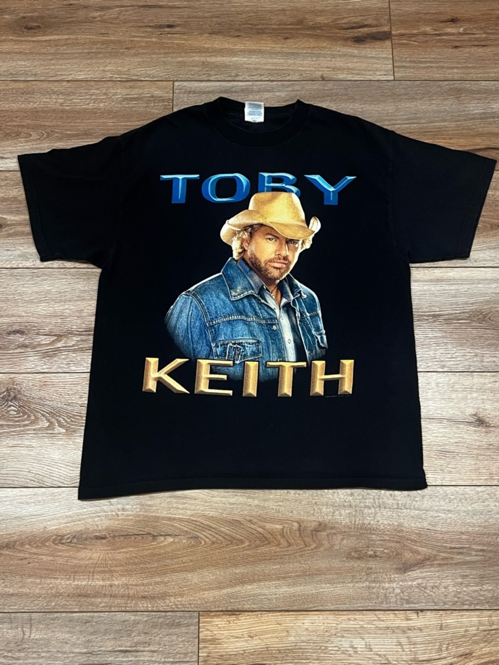 Toby Keith Black Vinatge Concert Tee 2005 Size Large